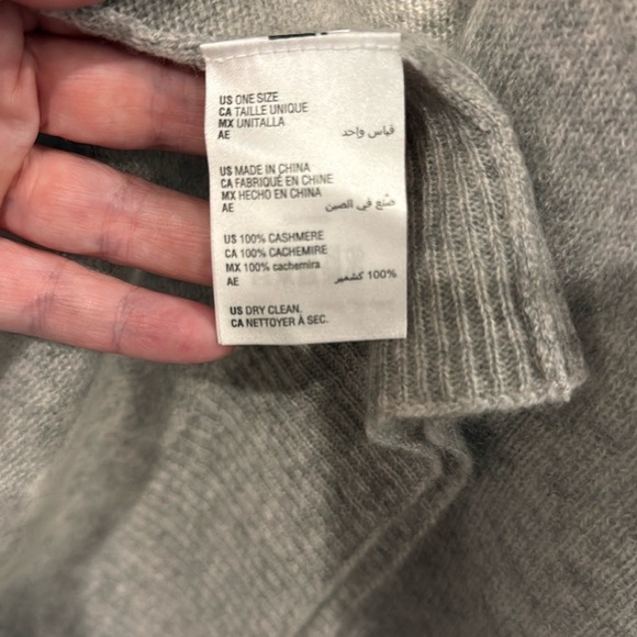 Charter Club Gray Shrug Sweater ONE SIZE - Picture 4 of 5